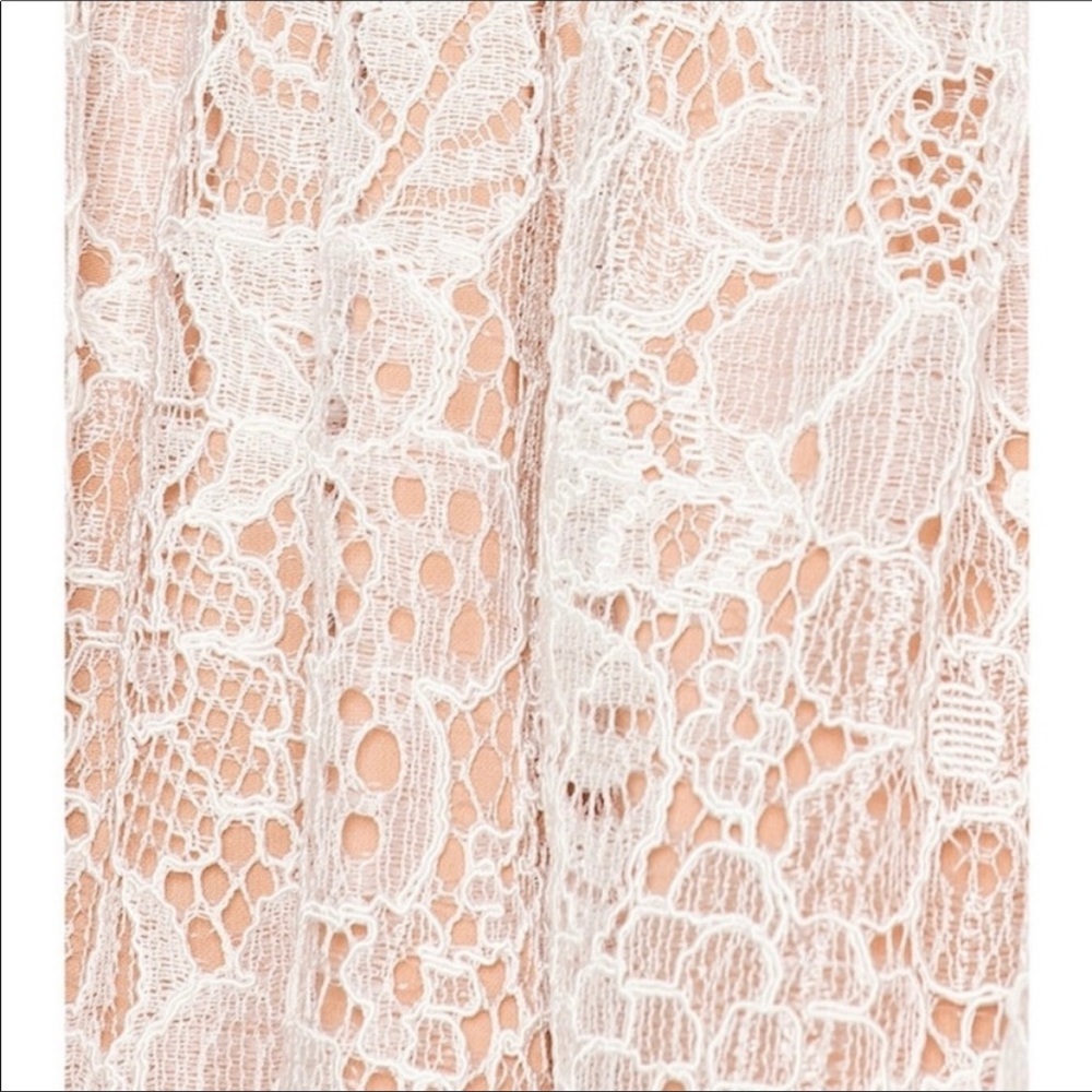For Love and Lemons Dress. Ivory Lace Bustier. - Picture 4 of 13